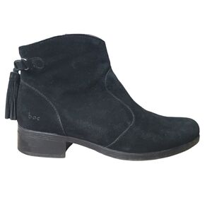 B.O.C Leather Upper Black Ankle Boots